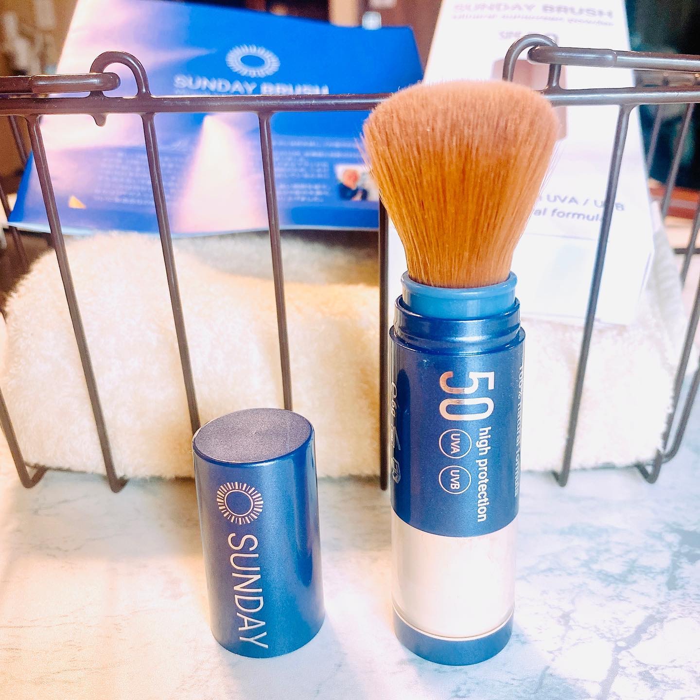 SUNDAY BRUSH /SUNDAY BRUSH/日焼け止めパウダーを使ったクチコミ（2枚目）