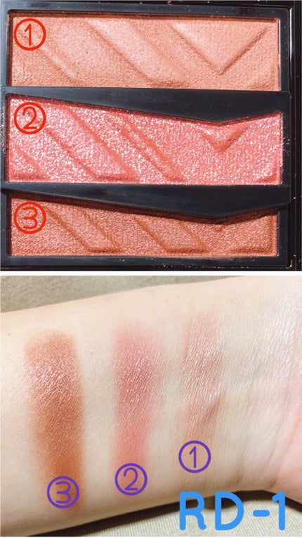 パーツリサイズシャドウ/KATE/アイシャドウパレットを使ったクチコミ(4枚目)