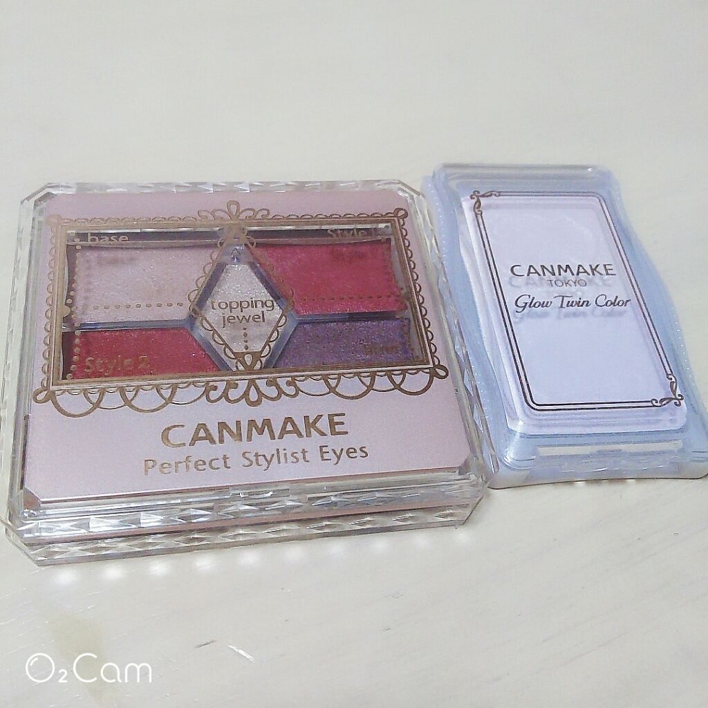 グロウツインカラー/キャンメイク/アイシャドウパレットを使ったクチコミ（1枚目）