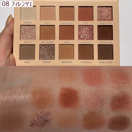 GO TRAVEL 15色アイシャドウパレット/FOCALLURE/アイシャドウパレットを使ったクチコミ(6枚目)