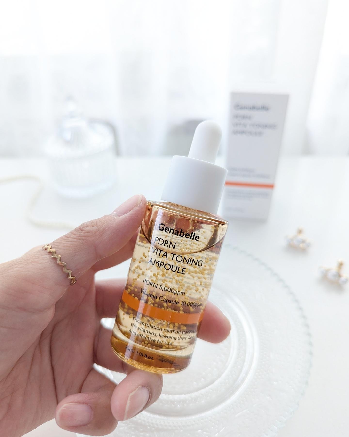 PDRNビタトーニングアンプル/Genabelle/美容液を使ったクチコミ（2枚目）