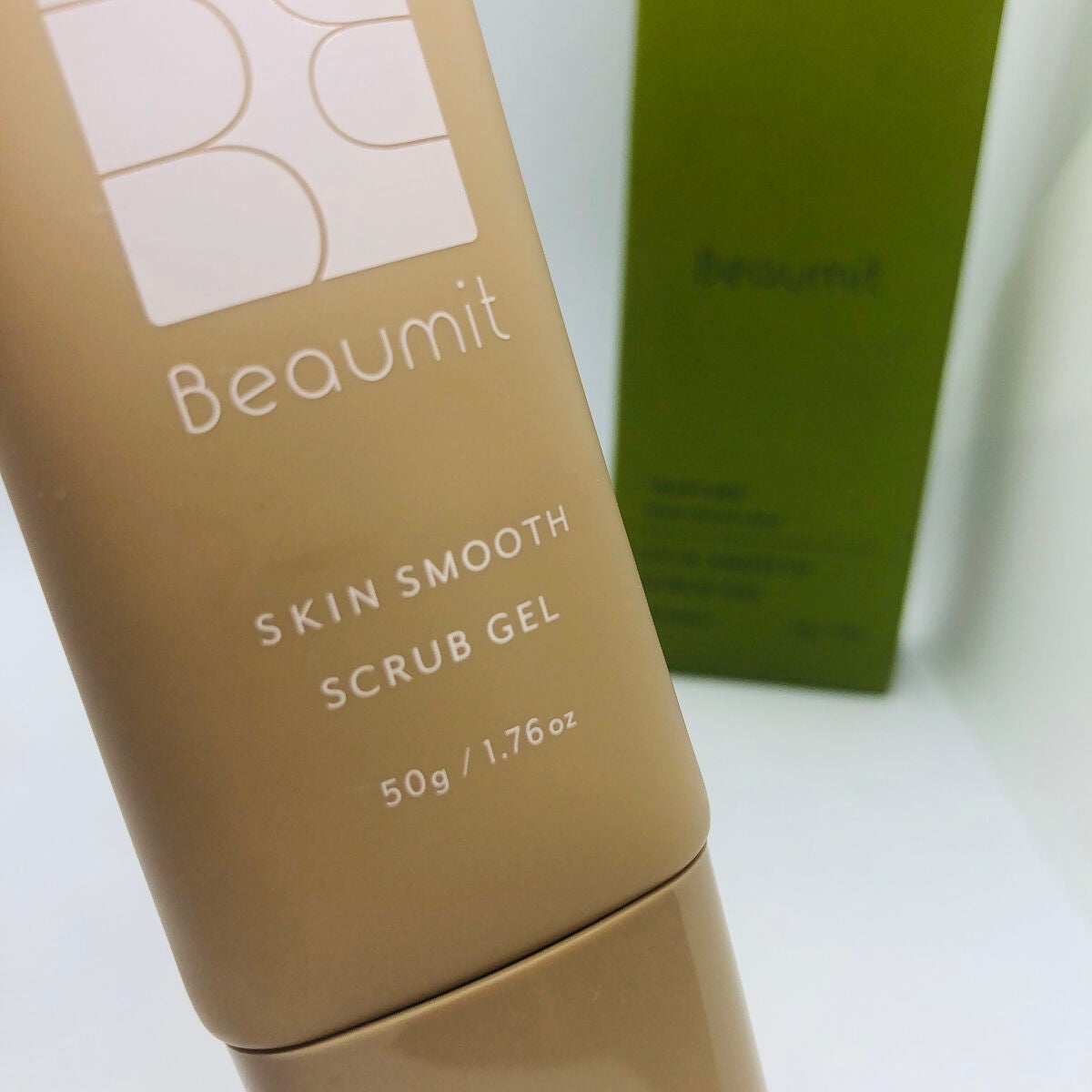 スキンスムーススクラブジェル/Beaumit/スクラブ・ゴマージュを使ったクチコミ(4枚目)