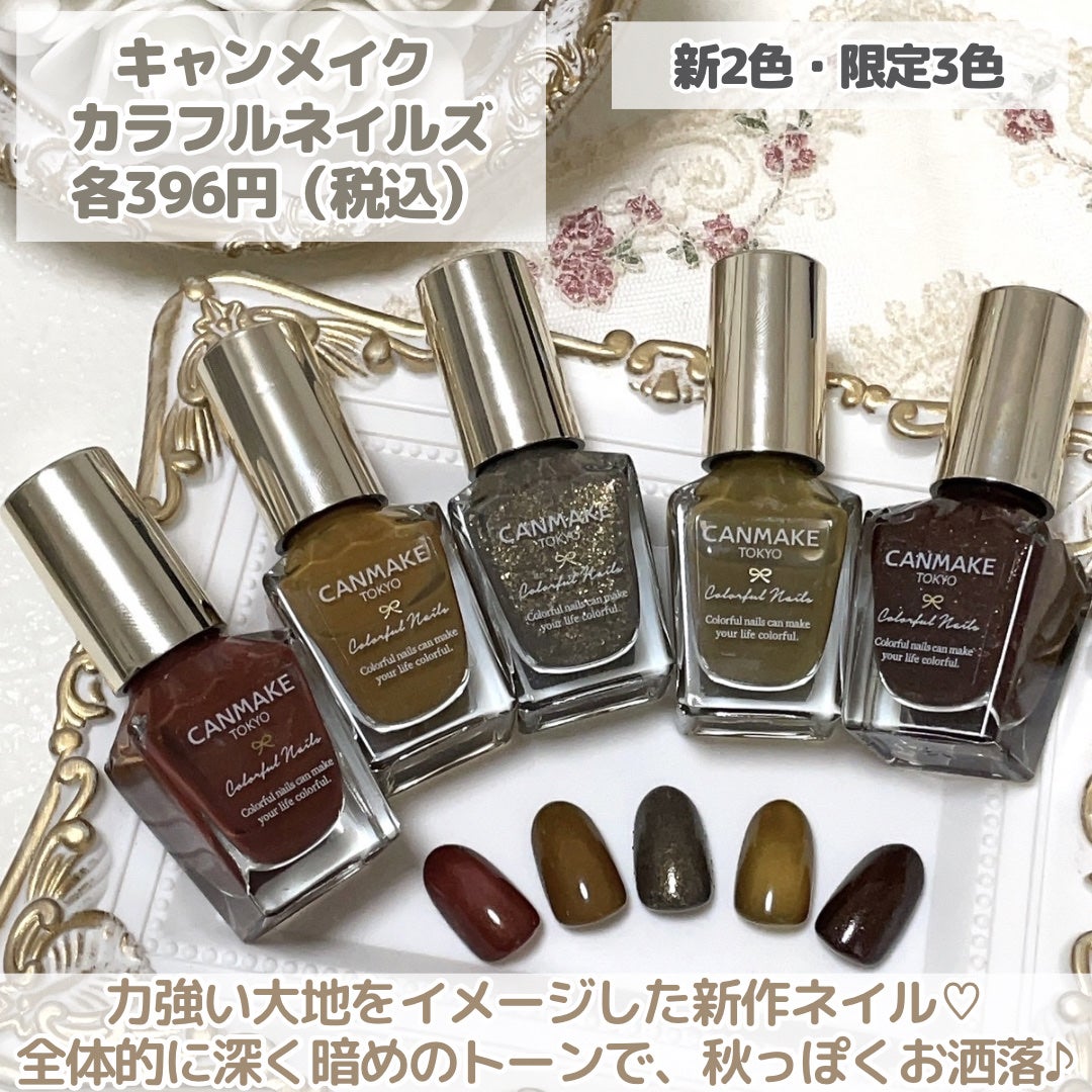 カラフルネイルズ/キャンメイク/マニキュアを使ったクチコミ(2枚目)
