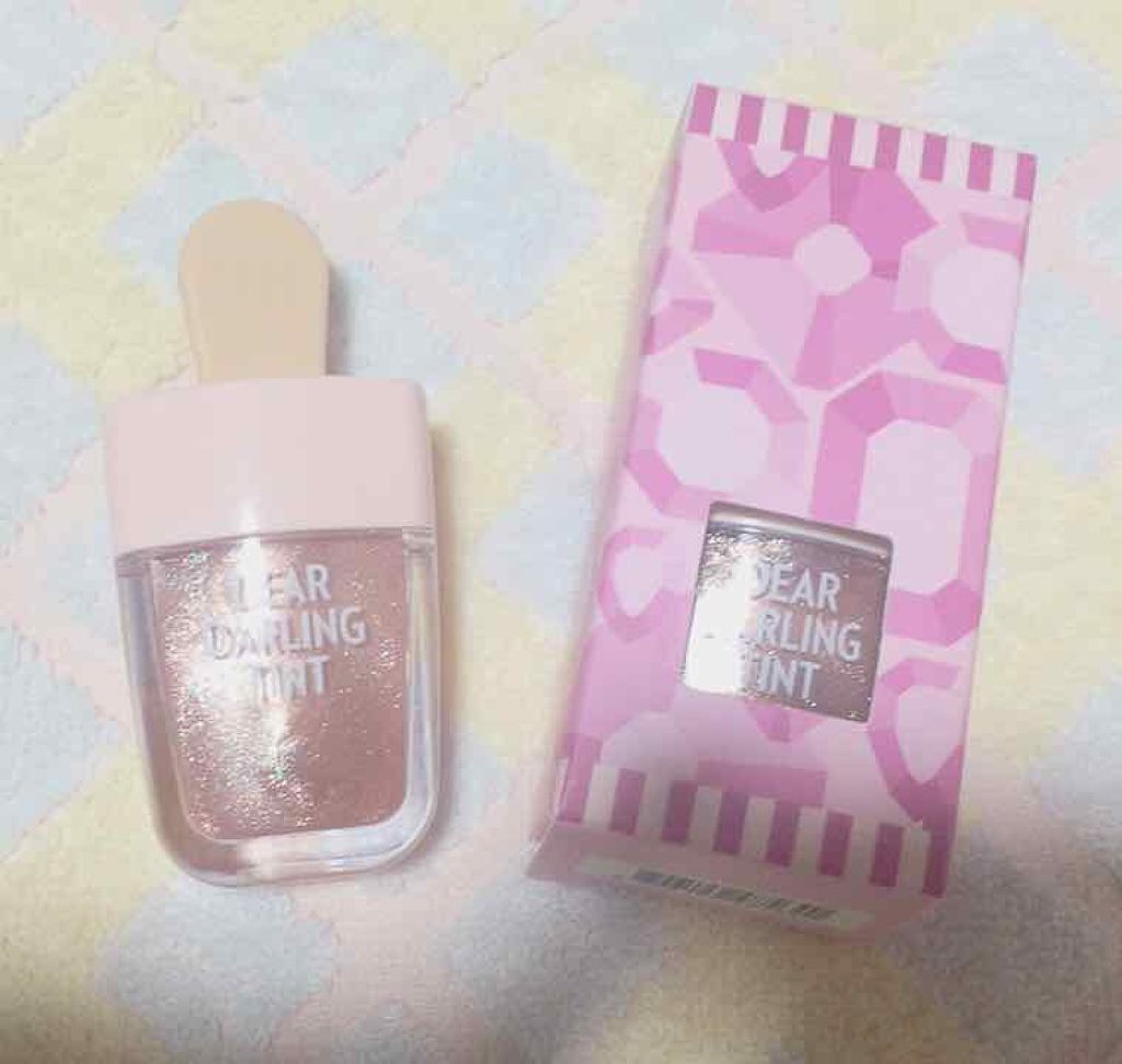 ディアダーリン ウォータージェルティント (アイスティント)/ETUDE/口紅を使ったクチコミ(1枚目)