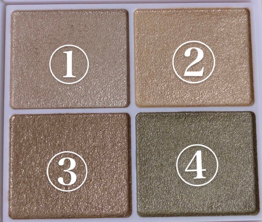 シルキースフレアイズ/キャンメイク/アイシャドウパレットを使ったクチコミ(2枚目)