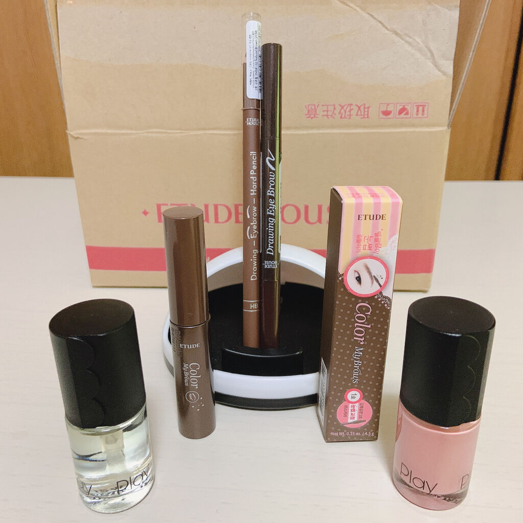 カラーマイブロウマスカラ 1号 リーチブラウン/ETUDE/眉マスカラを使ったクチコミ（1枚目）