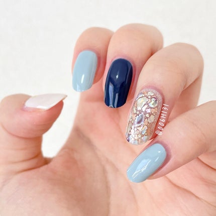 セミキュアジェルネイル(ハンド)/ohora/ネイルシールを使ったクチコミ(6枚目)