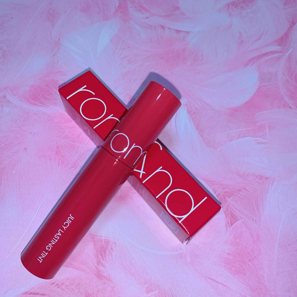 ジューシーラスティングティント/rom&nd/リップティントを使ったクチコミ(2枚目)