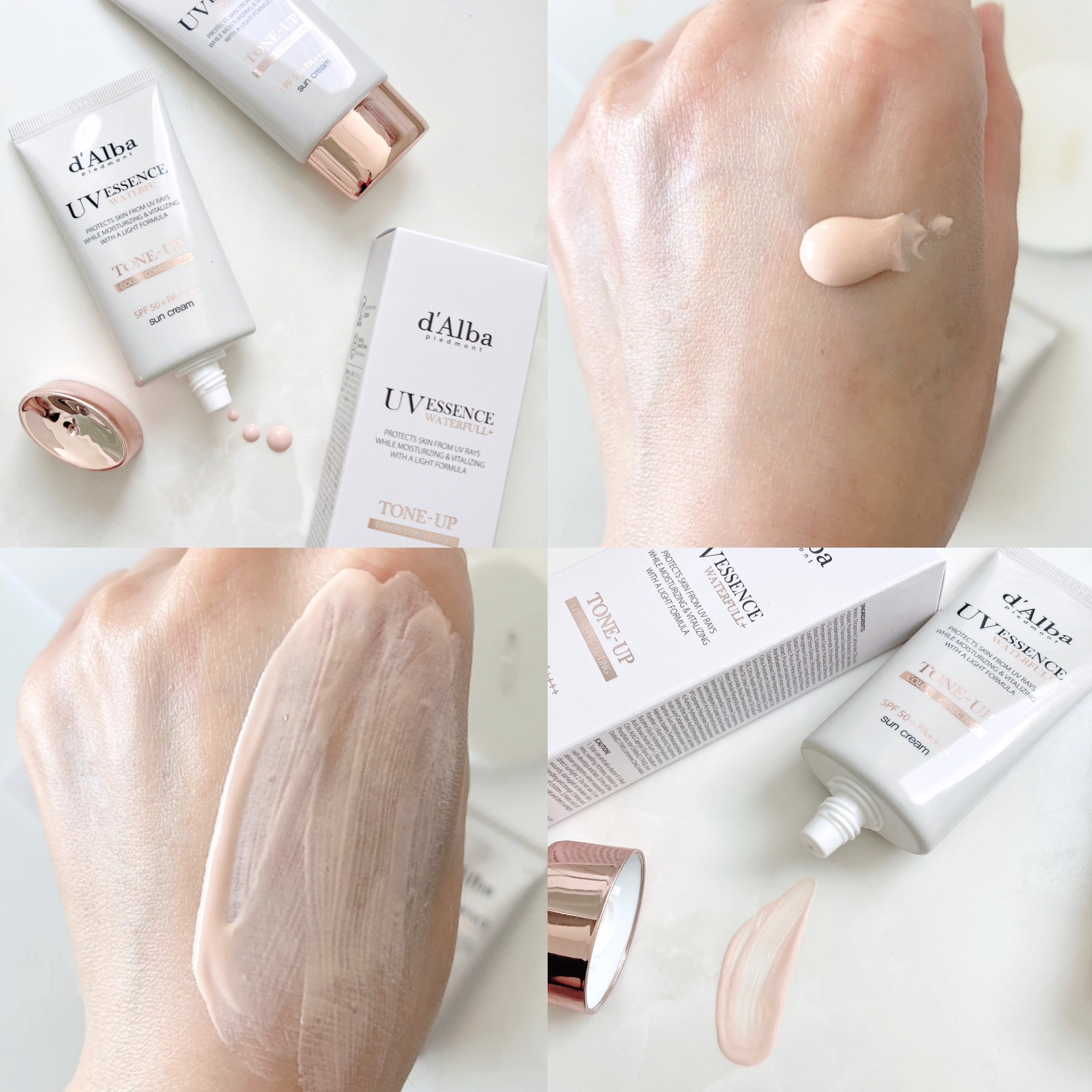 ウォータフルトーンアップサンクリーム/ダルバ/日焼け止めクリームを使ったクチコミ（3枚目）