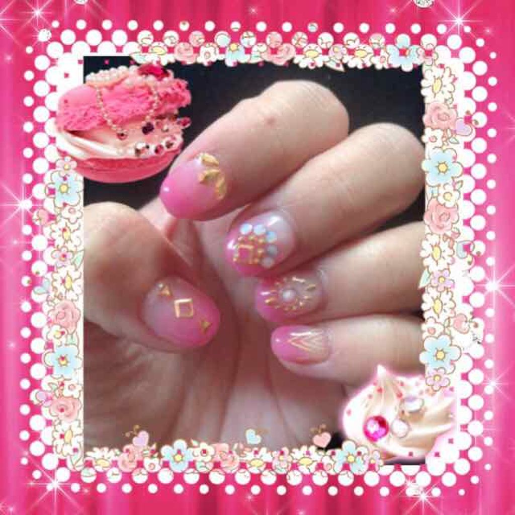 ネイルシール/セリア/ネイルシールを使ったクチコミ(2枚目)