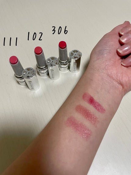 ルージュ リップブロッサム ミニ トリオ パレスドリーム �/JILL STUART/口紅を使ったクチコミ(3枚目)