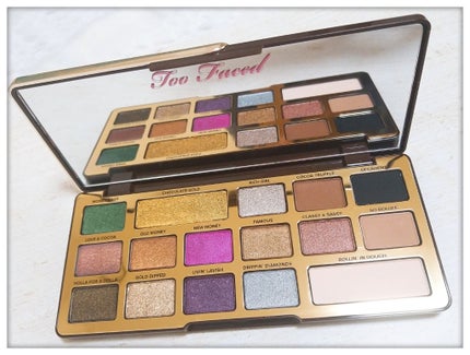 チョコレート ゴールド アイ シャドウ パレット/Too Faced/アイシャドウパレットを使ったクチコミ(1枚目)