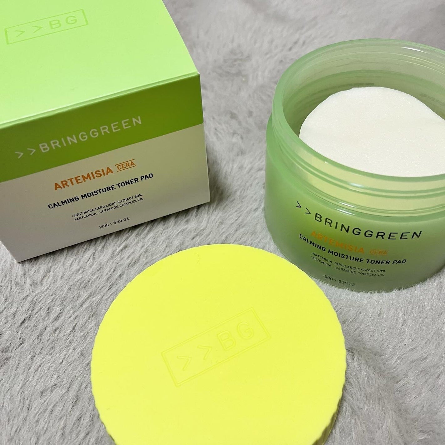 ヨモギセラカーミングモイスチャートナーパッド/BRING GREEN/トナーパッドを使ったクチコミ(2枚目)