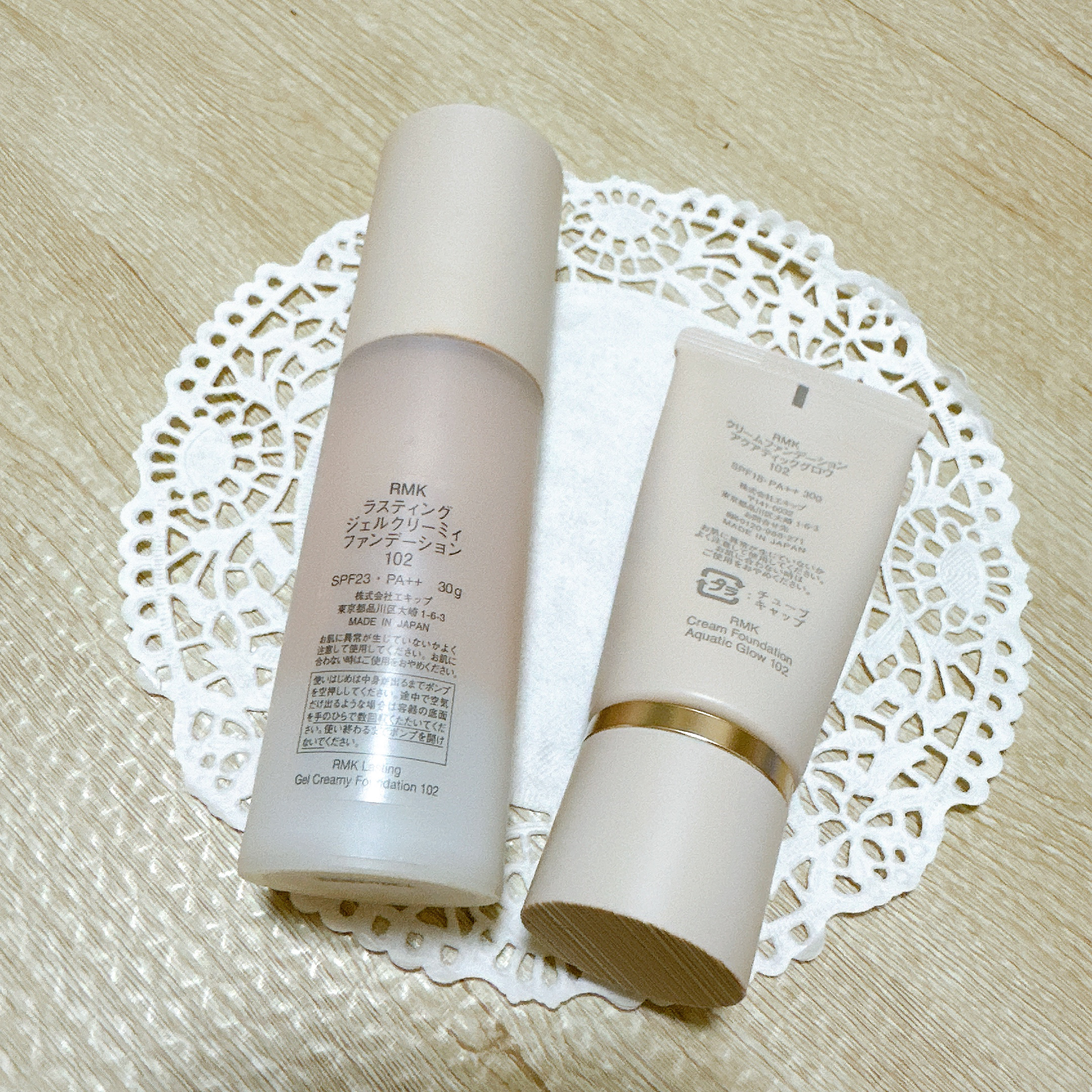 RMK ラスティング ジェルクリーミィファンデーション/RMK/クリーム・エマルジョンファンデーションを使ったクチコミ（3枚目）