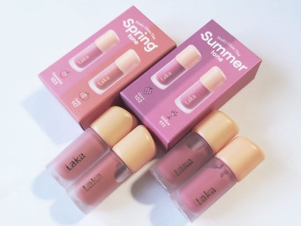 フルーティーグラムティント ミニデュオ/Laka/リップティントを使ったクチコミ(1枚目)