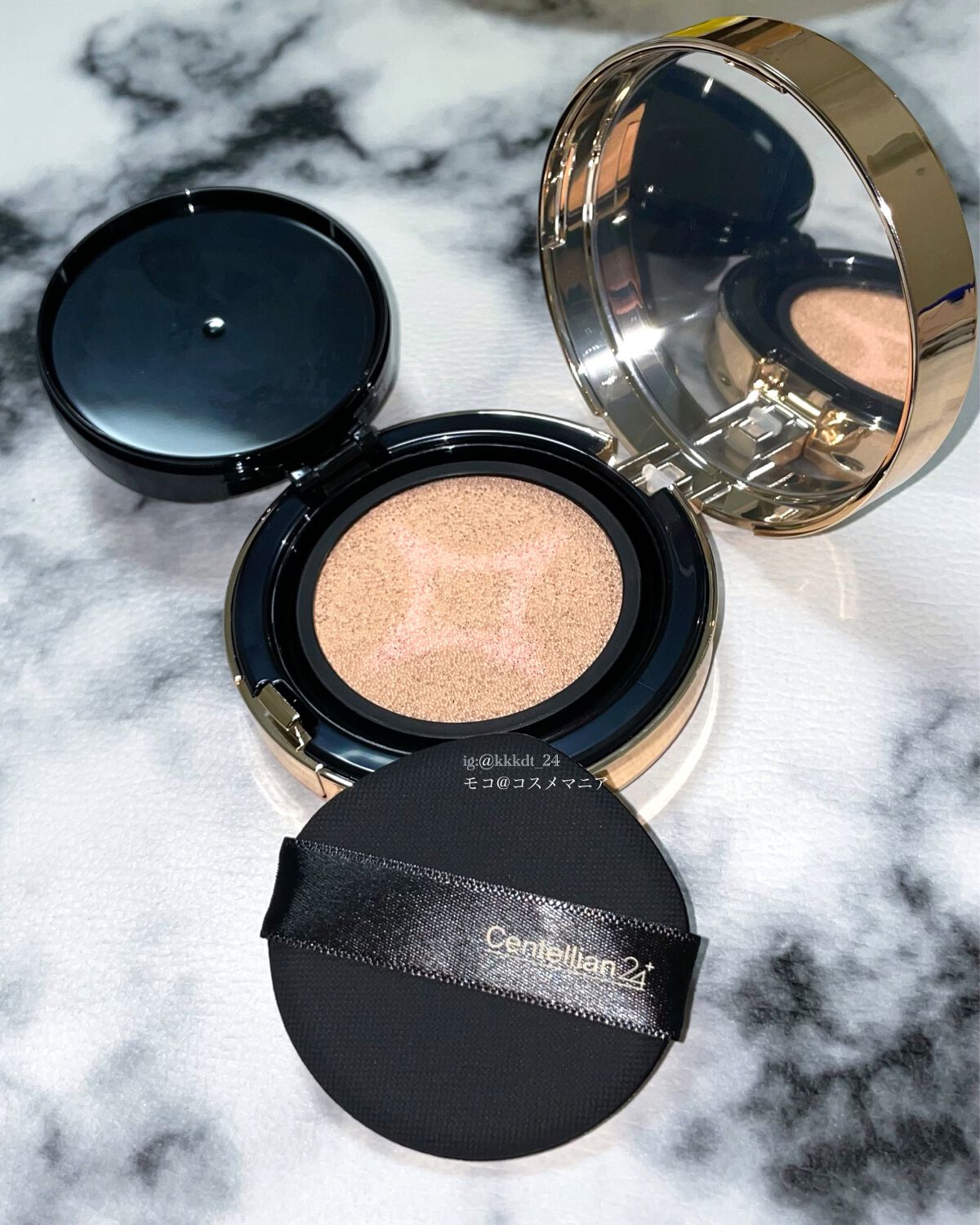 マデカグロウベールカバークッション/センテリアン24/クッションファンデーションを使ったクチコミ（3枚目）