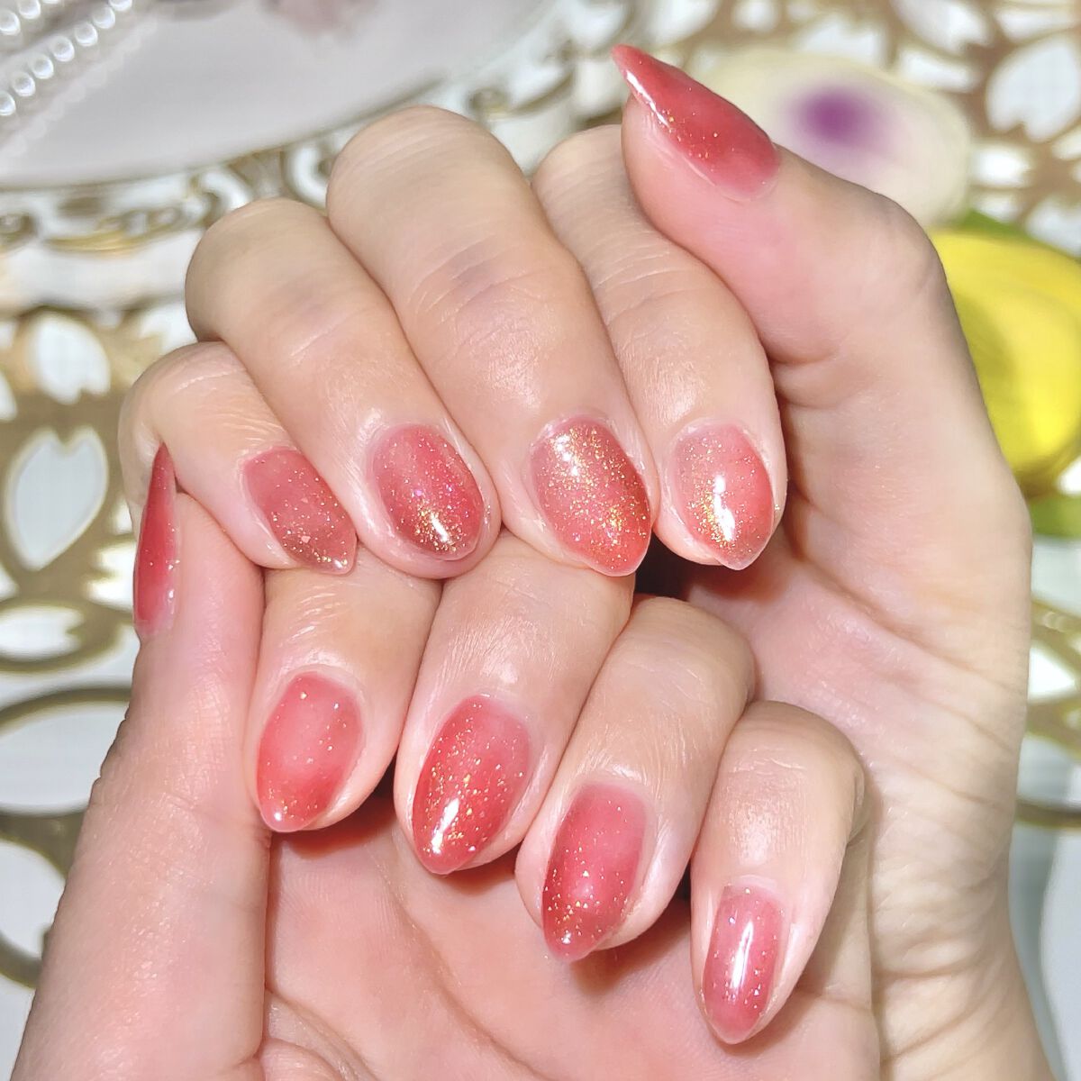 Clara Gel カラージェル　star galaxy/Clara/ジェルネイルを使ったクチコミ（2枚目）