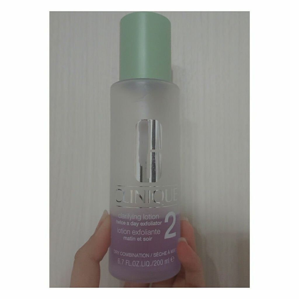 クラリファイング ローション 2/CLINIQUE/拭き取り化粧水を使ったクチコミ（1枚目）