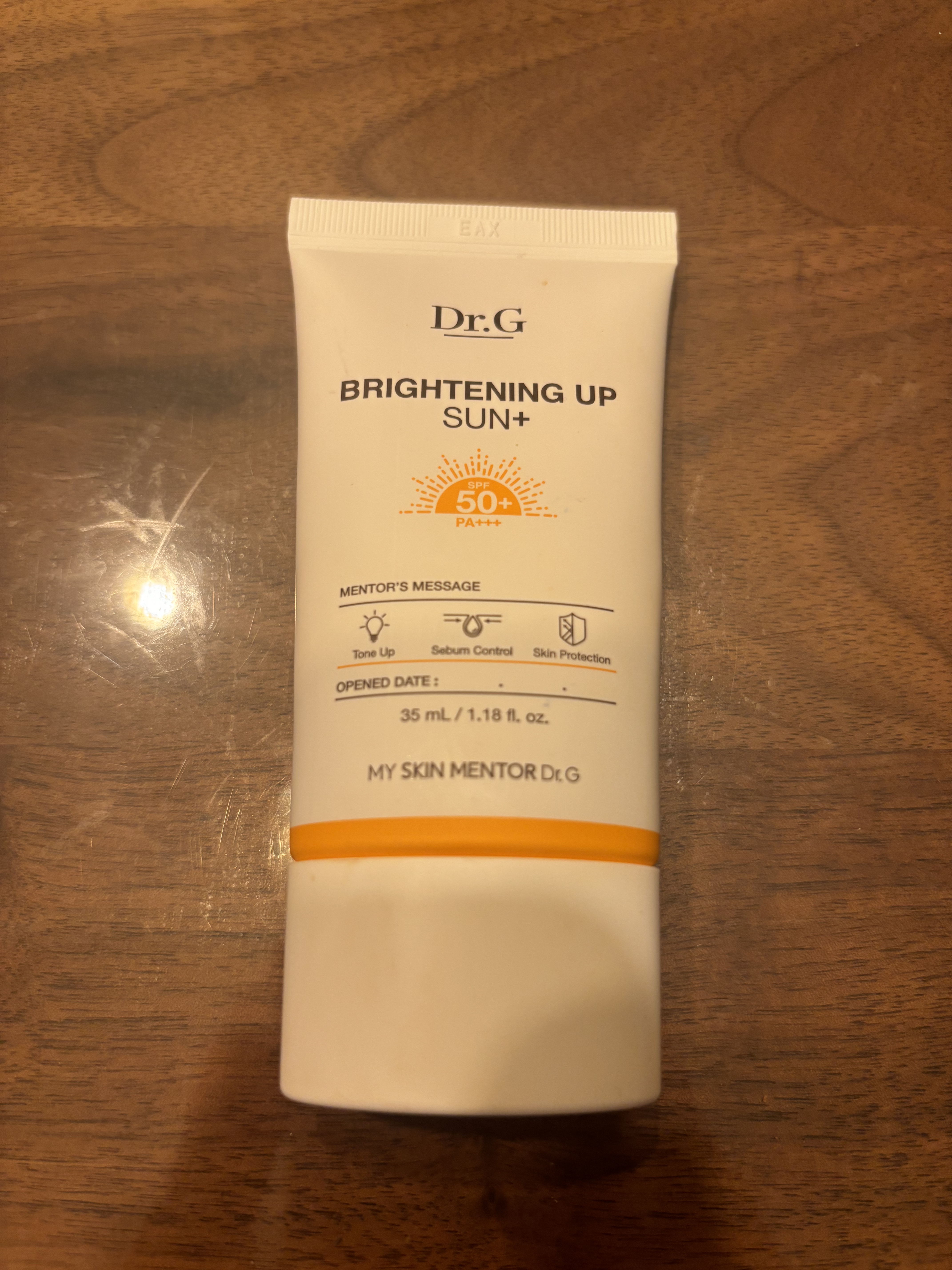 ブライトニングアップサンプラス 35ml/Dr.G/日焼け止めクリームを使ったクチコミ（1枚目）