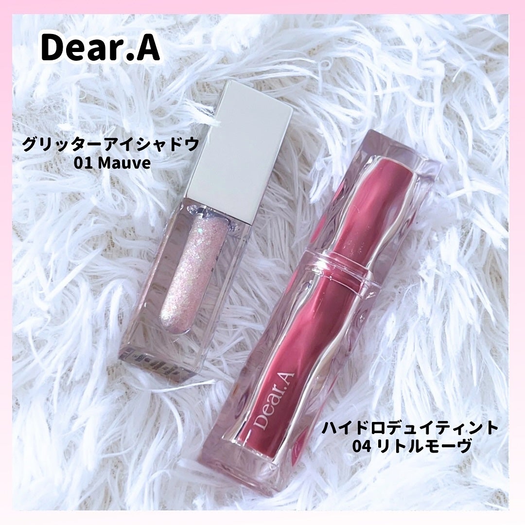 グリッターアイシャドウ/Dear.A/グリッターを使ったクチコミ(2枚目)
