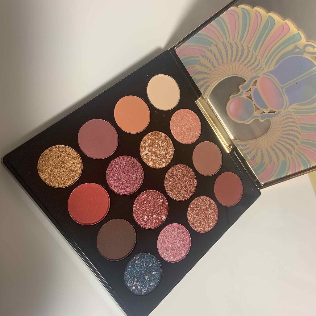 大英博物館 エジプトシリーズ アイシャドウパレット/ZEESEA/アイシャドウパレットを使ったクチコミ（2枚目）