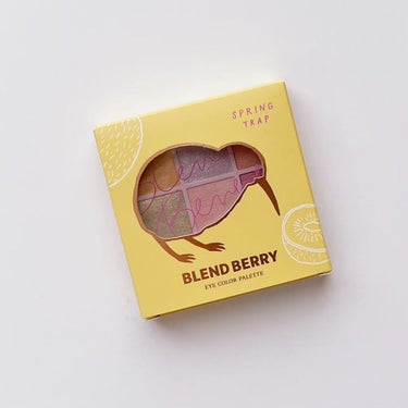 オーラクリエイション 105 ゴールデンキウイ&スウィートピンク(限定カラー)/BLEND BERRY/アイシャドウパレットを使ったクチコミ（2枚目）