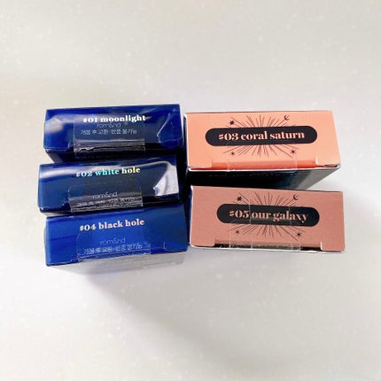 グリッター シャドウ カラー/rom&nd/グリッターを使ったクチコミ(3枚目)