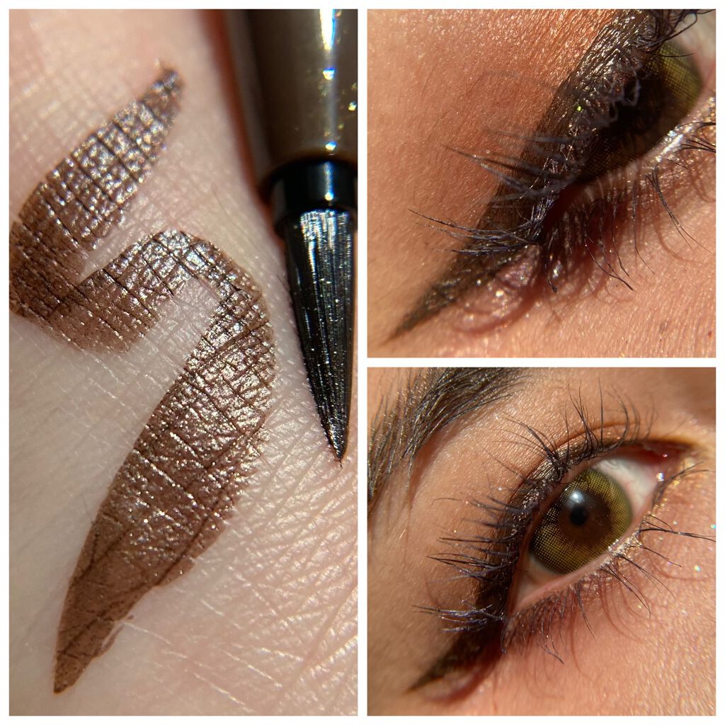 プライムリキッドアイライナー リッチジュエル/ヒロインメイク/リキッドアイライナーを使ったクチコミ（2枚目）