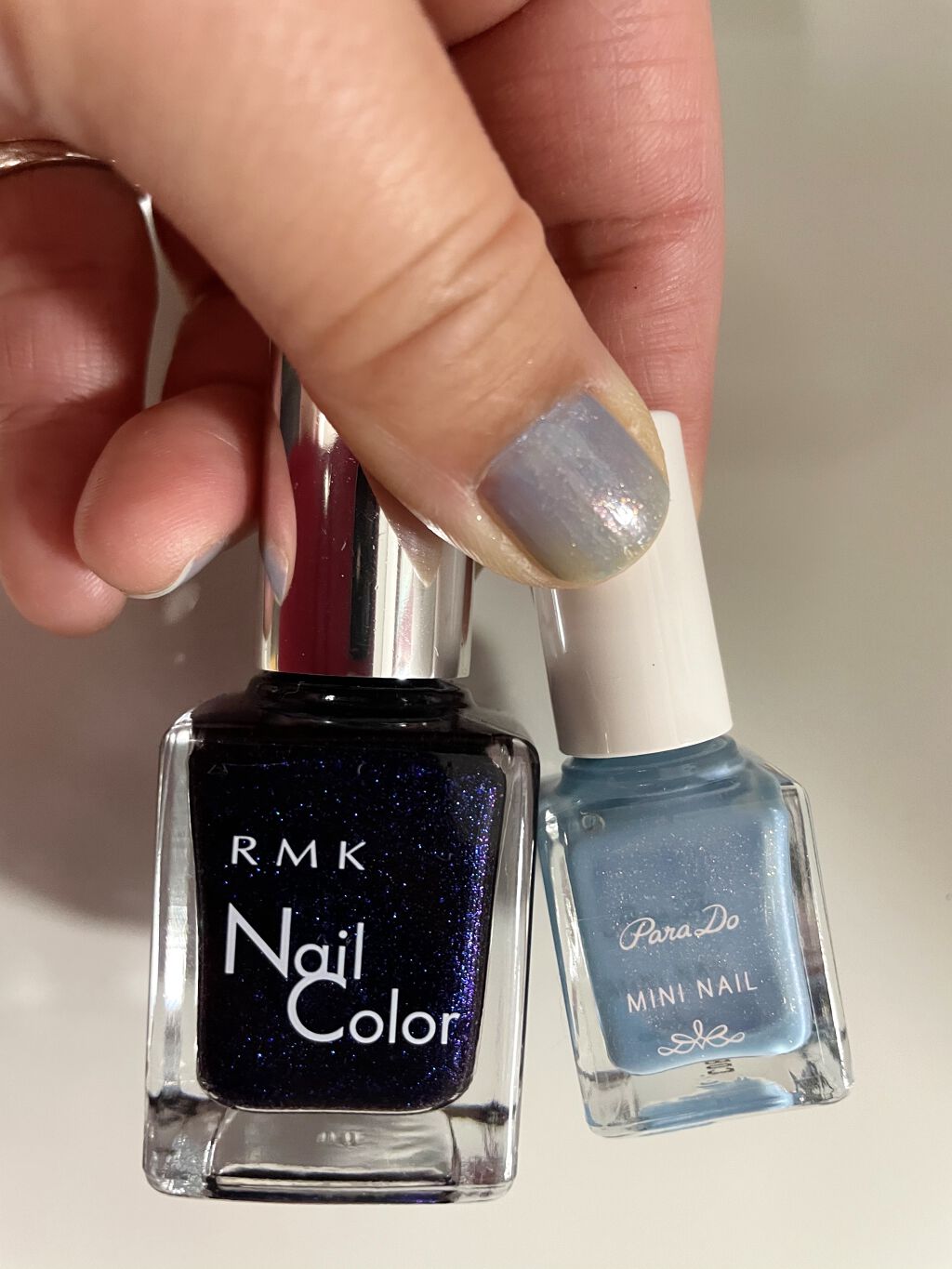 ミニネイル BL10 ブルーバイオレット/パラドゥ/マニキュアを使ったクチコミ（1枚目）