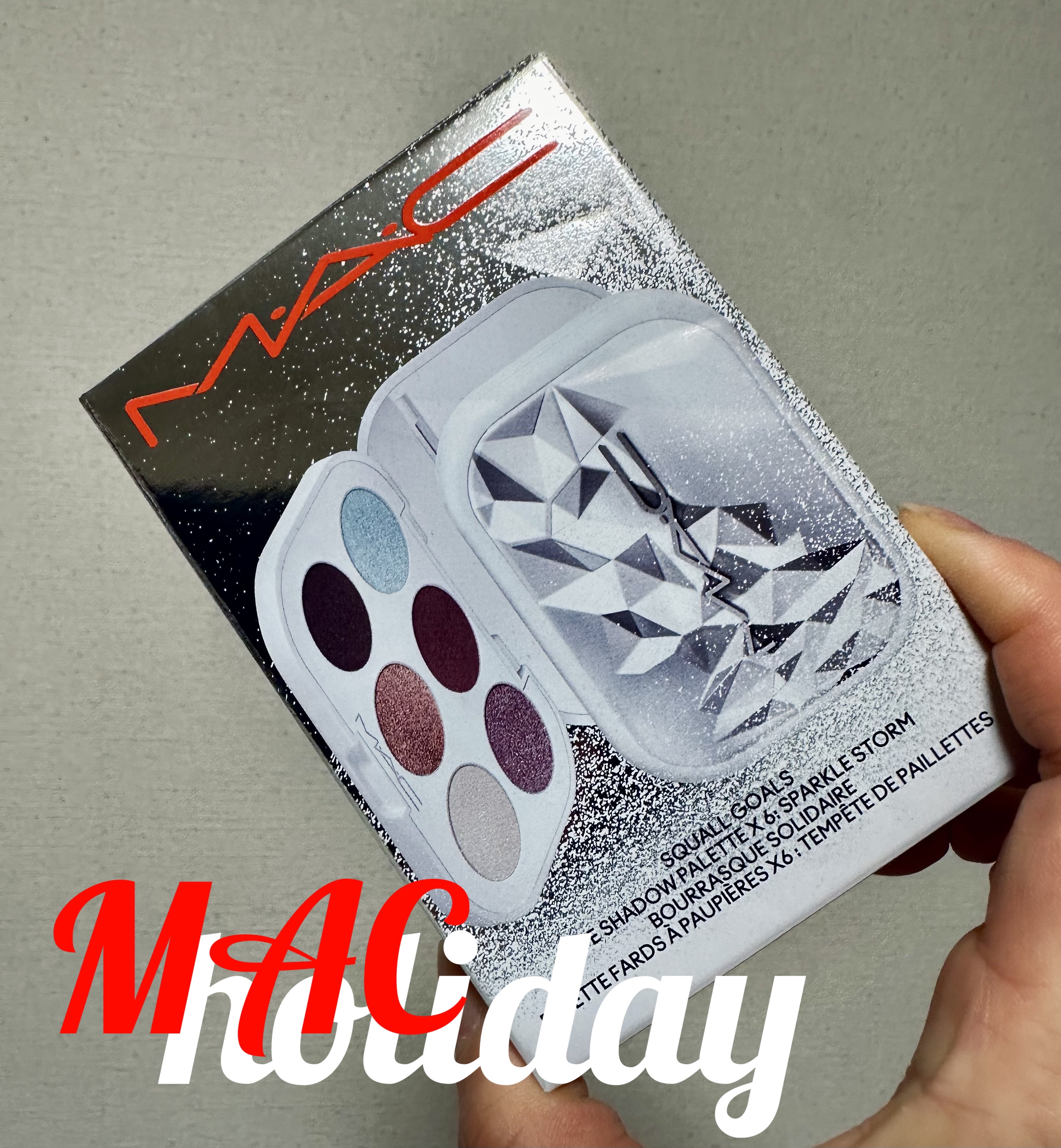 スコール ゴールズ アイシャドウ パレット × 6 スパークル ストーム/M・A・C/アイシャドウパレットを使ったクチコミ（1枚目）