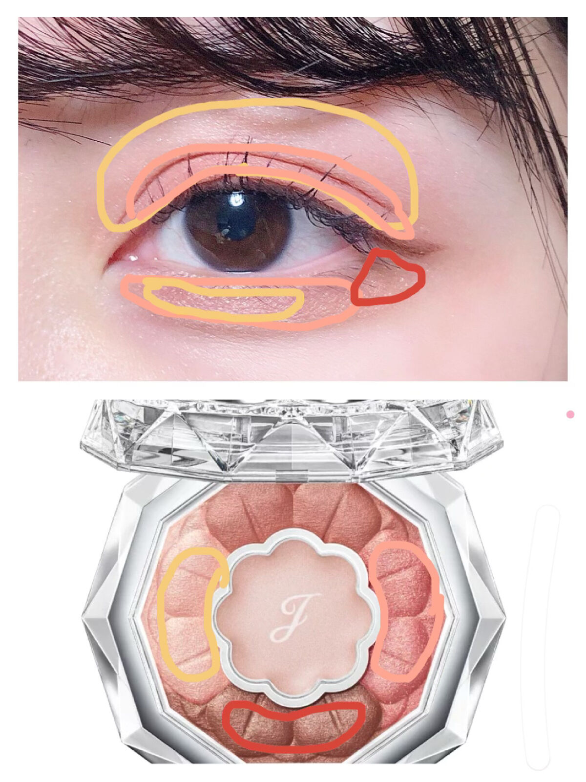 ジルスチュアート ブルームクチュール アイズ 03 peony harmony/JILL STUART/アイシャドウパレットを使ったクチコミ（3枚目）