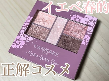 パーフェクトスタイリストアイズ/キャンメイク/アイシャドウパレットを使ったクチコミ(1枚目)