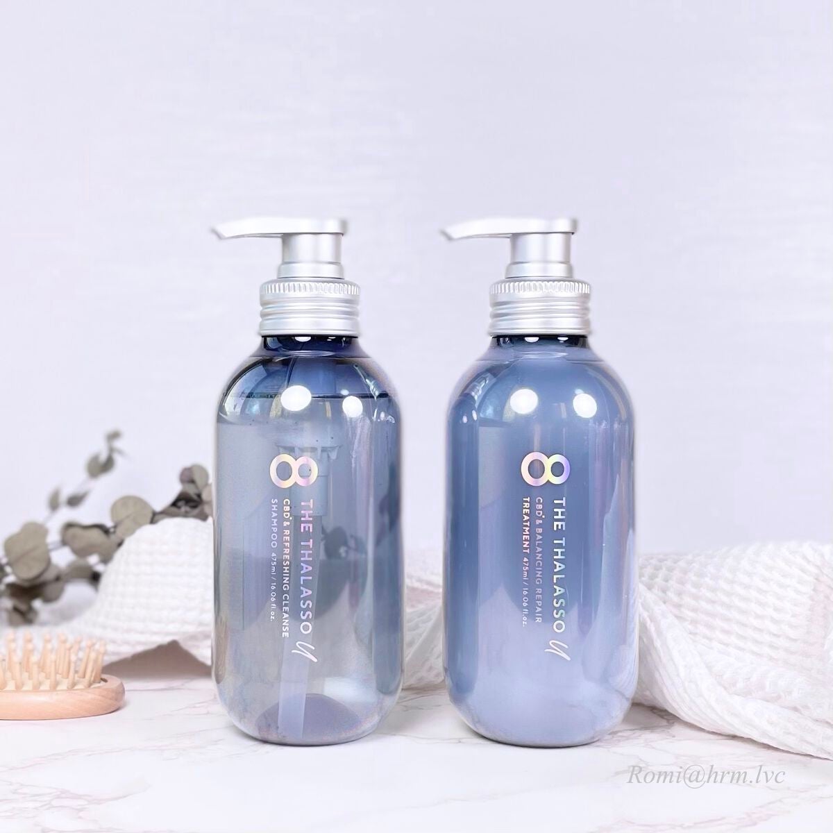 エイトザタラソ ユー CBD&リフレッシング クレンズ 美容液シャンプー/CBD&バランシング ダメージリペア 美容液ヘアトリートメント/エイトザタラソ/市販シャンプーを使ったクチコミ(1枚目)