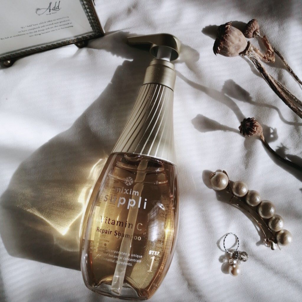 ビタミン リペアシャンプー／コラーゲン リペアヘアトリートメント/mixim suppli/市販シャンプーを使ったクチコミ（1枚目）