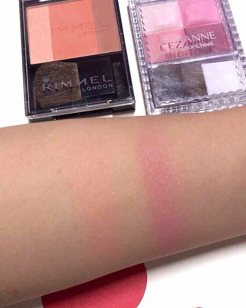 ミックスカラーチーク/CEZANNE/パウダーチークを使ったクチコミ(1枚目)