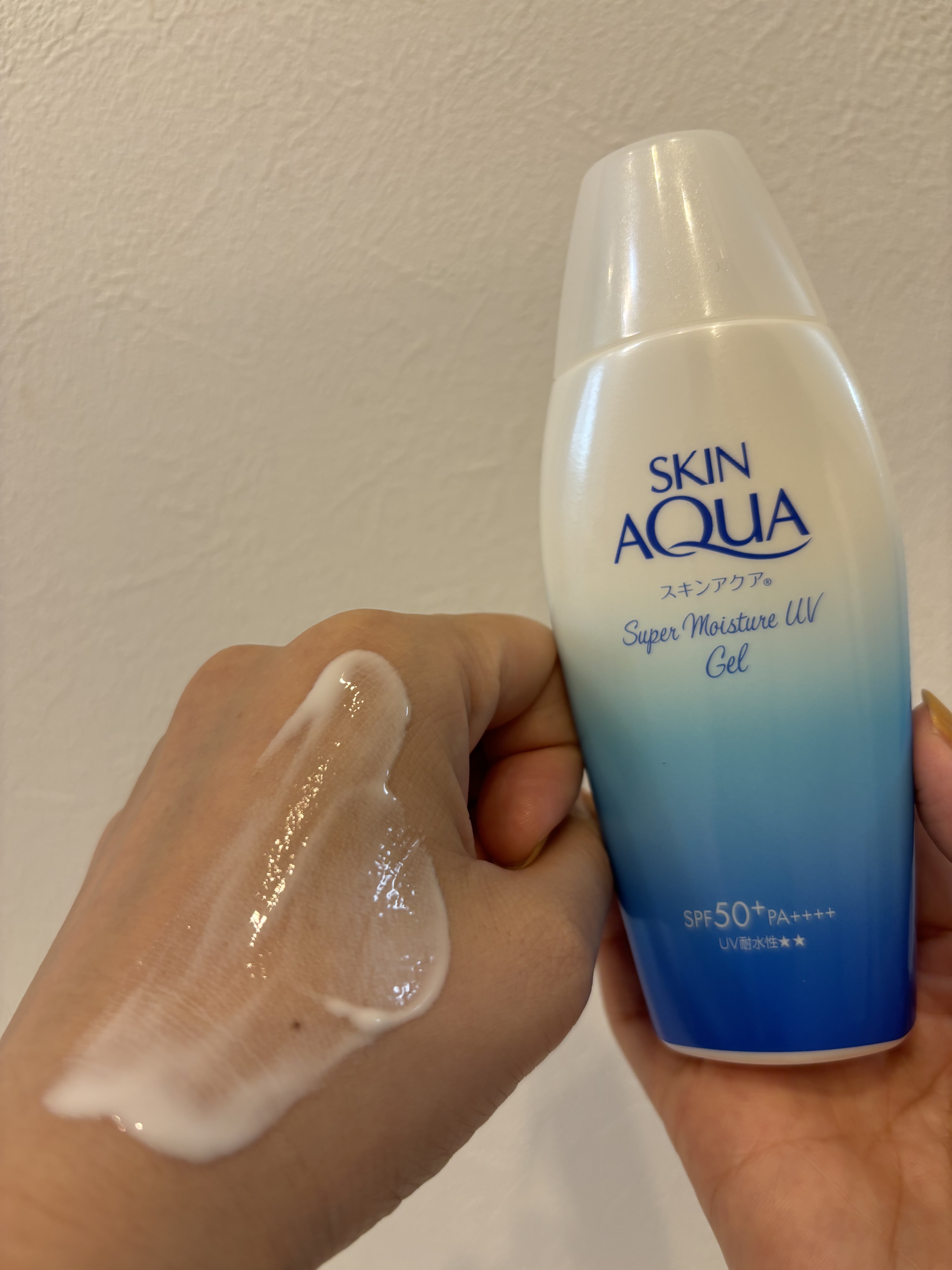 スキンアクア スーパーモイスチャージェル/スキンアクア/日焼け止めジェルを使ったクチコミ（3枚目）