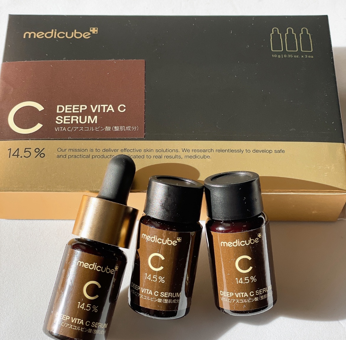 ディープビタCアンプル2.0/MEDICUBE/美容液を使ったクチコミ（3枚目）