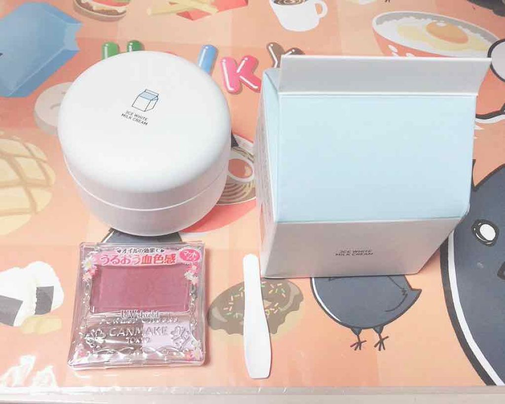 WHITE MILK CREAM/3CE/フェイスクリームを使ったクチコミ（1枚目）