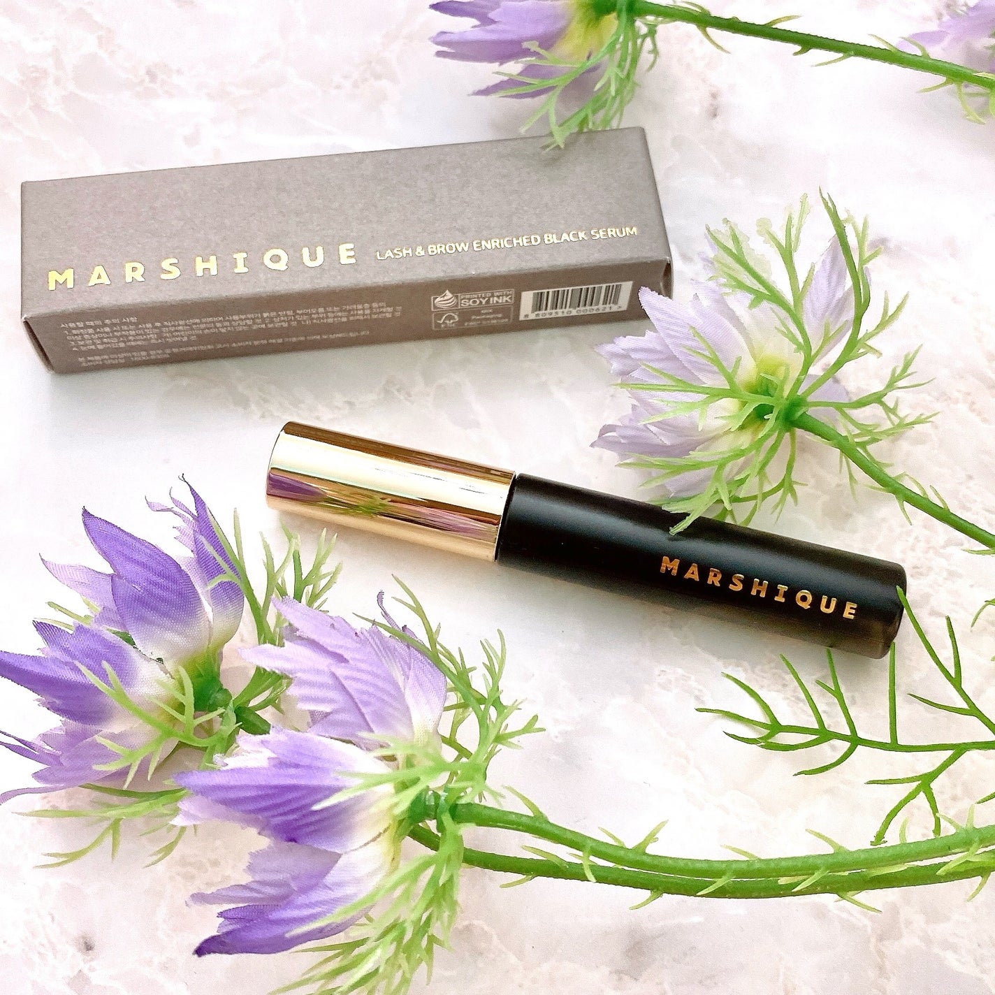 LASH & BROW ENRICHED BLACK SERUM/MARSHIQUE/まつげ美容液を使ったクチコミ(1枚目)