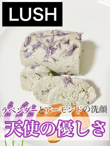 ラッシュ 天使の優しさのクチコミ「LUSH 人気No.1 洗顔　ラベンダーとアーモンドの洗顔
【LUSH】
天使の優しさ
100.....」（1枚目）