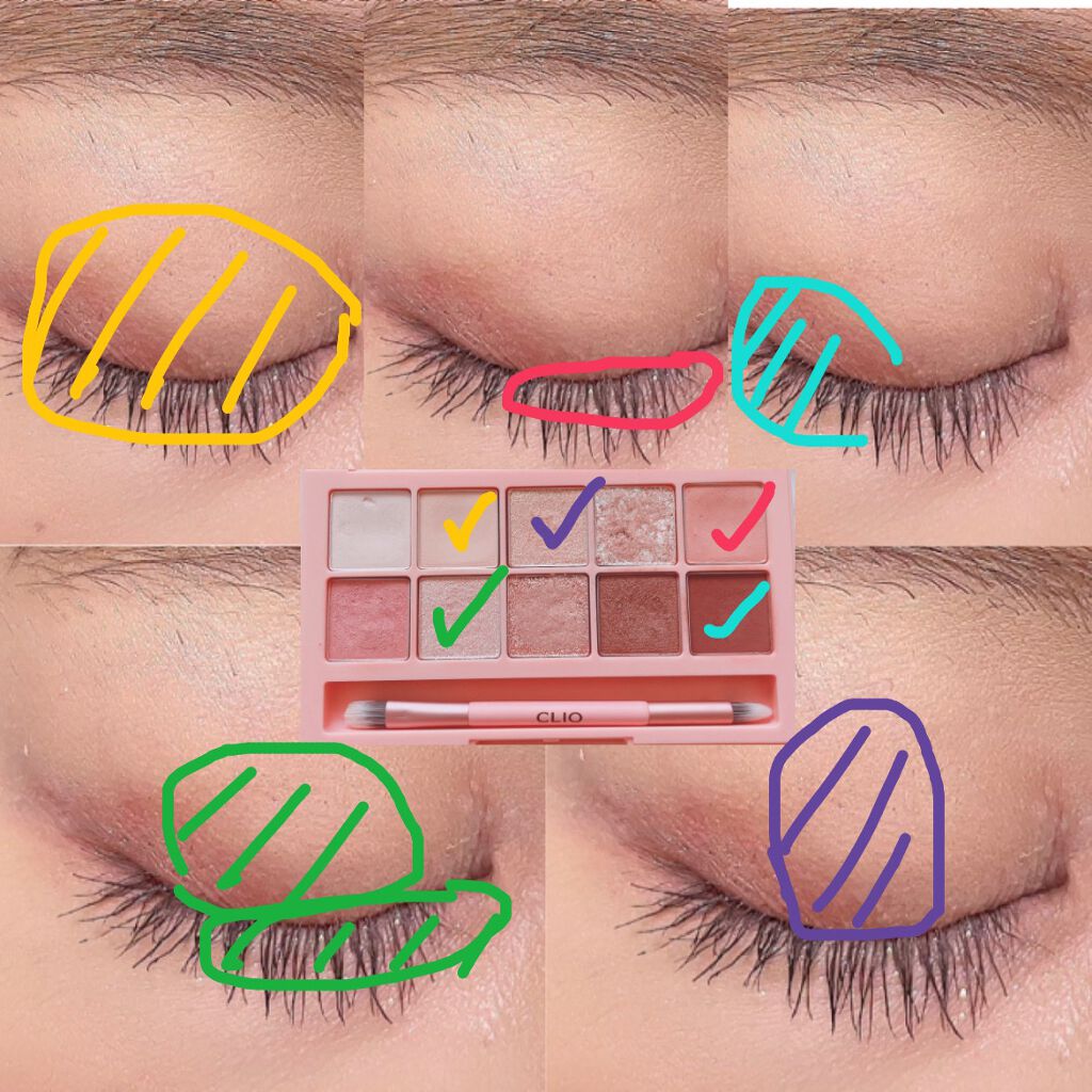 プロ アイ パレット/CLIO/アイシャドウパレットを使ったクチコミ(2枚目)