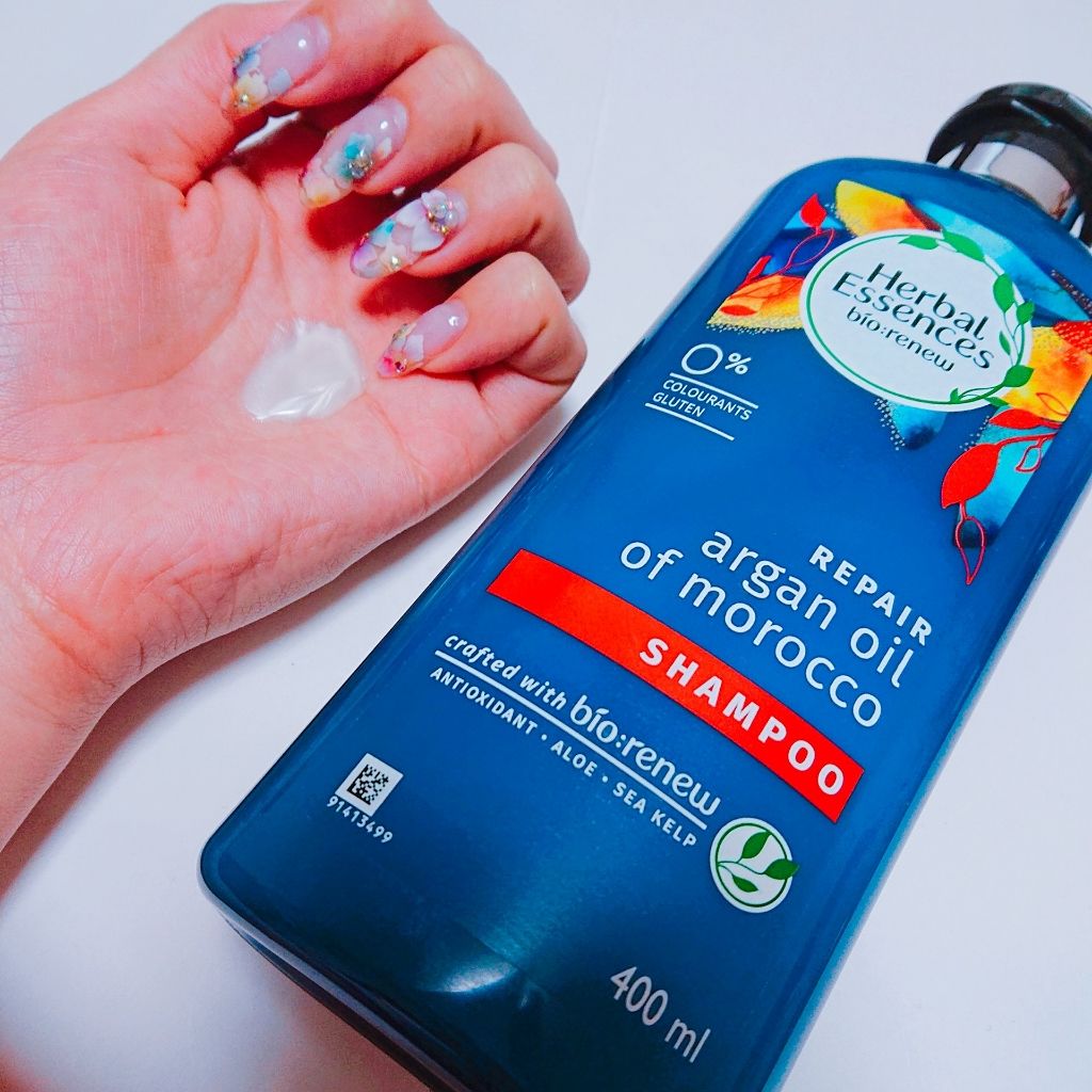 ビオリニュー モロッカンオイル シャンプー/コンディショナー/ハーバルエッセンス/市販シャンプーを使ったクチコミ(2枚目)