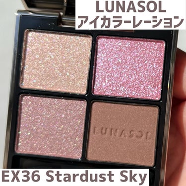 アイカラーレーション EX36 Stardust Sky/LUNASOL/アイシャドウパレットを使ったクチコミ（3枚目）