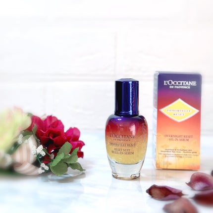 イモーテル オーバーナイトリセットセラム/L'OCCITANE/美容液を使ったクチコミ(4枚目)