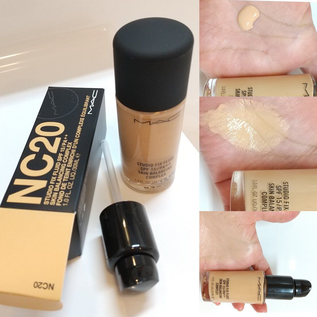 スタジオフィックス フルイッド SPF 15/M・A・C/リキッドファンデーションを使ったクチコミ（1枚目）