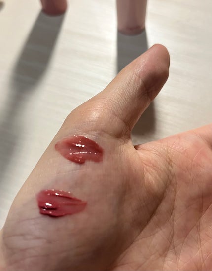 ジューシーラスティングティント/rom&nd/リップティントを使ったクチコミ(3枚目)