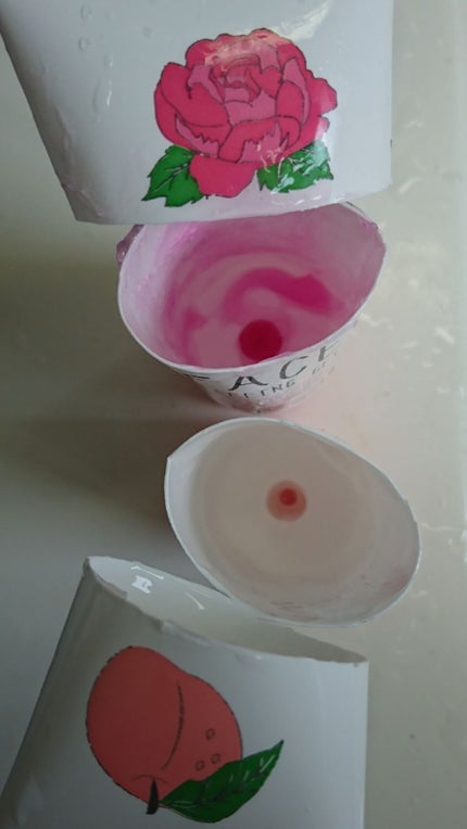 フェイスピーリングジェル ピーチの香り/DAISO/ピーリングを使ったクチコミ(2枚目)