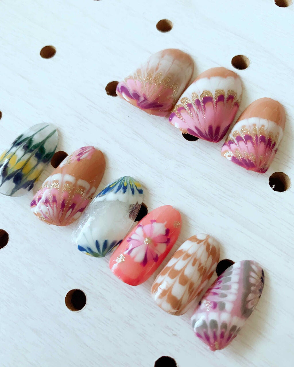 ジェルネイル(ライト対応)/セリア/ジェルネイルを使ったクチコミ(3枚目)