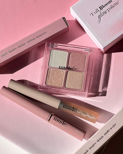 フルブルームグロウパレット/mude/アイシャドウパレットを使ったクチコミ(2枚目)