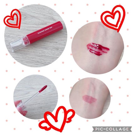 グラスティングウォーターティント/rom&nd/リップティントを使ったクチコミ(1枚目)